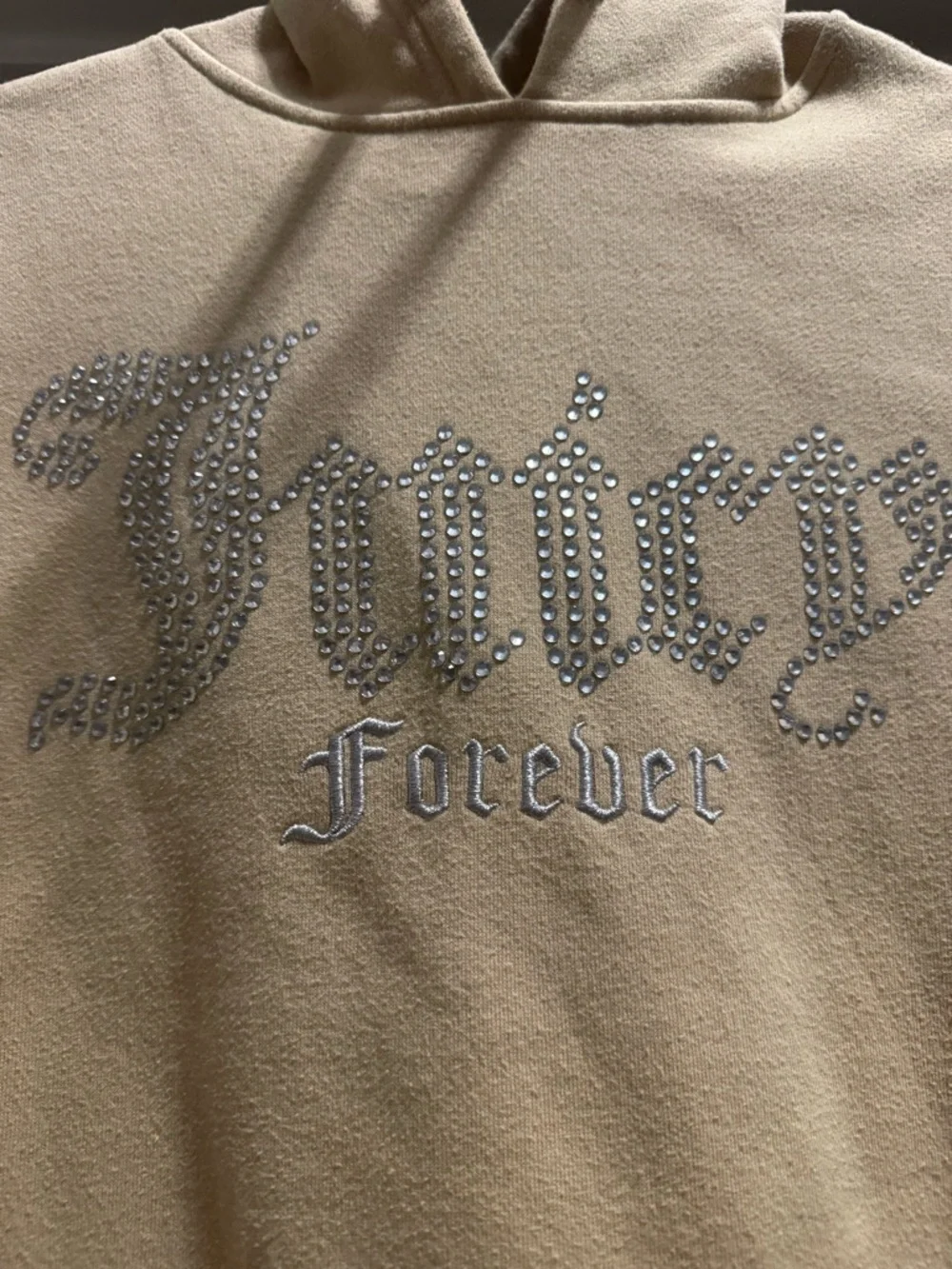 Juicy Couture Tan Crystal Logo Hoodie - Women - Picture 5 of 6